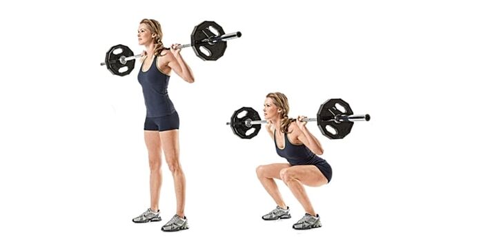 Squats ბარით